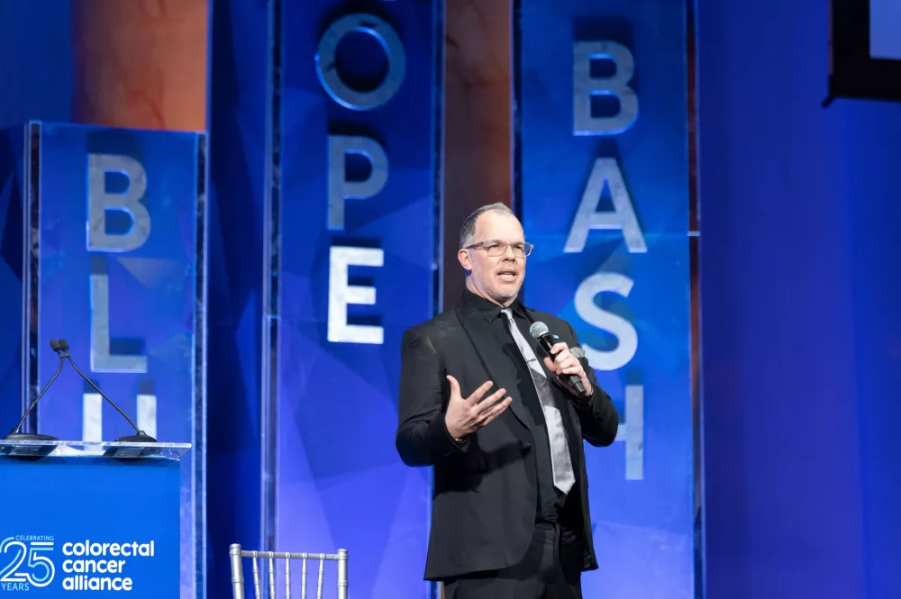  Steve Connell, a spoken word champion and friend of Bash chair Alison Friedman, emceed the event, bringing levity and entertainment to the stage. 