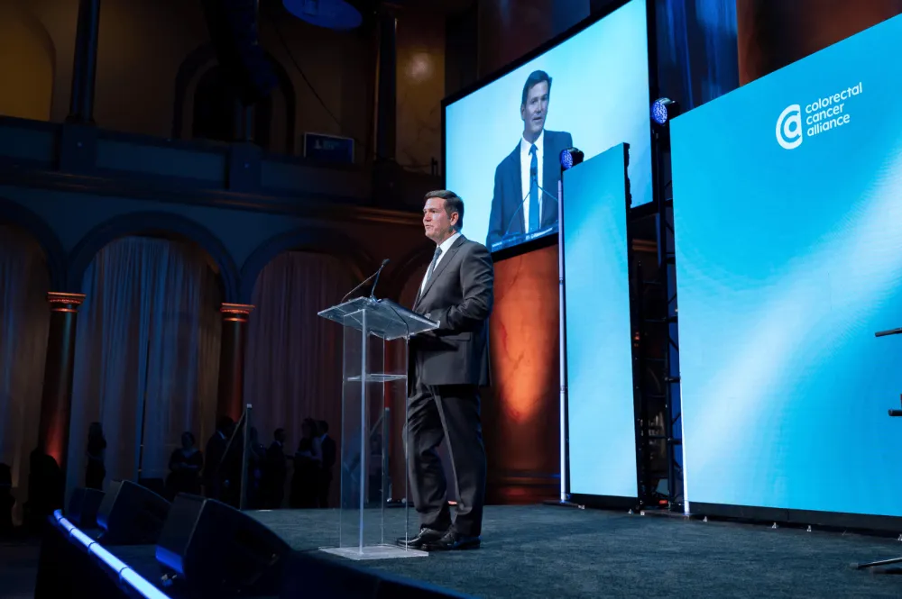 Board Chair John Woerner shares words of gratitude and hope on behalf of the Colorectal Cancer Alliance community.