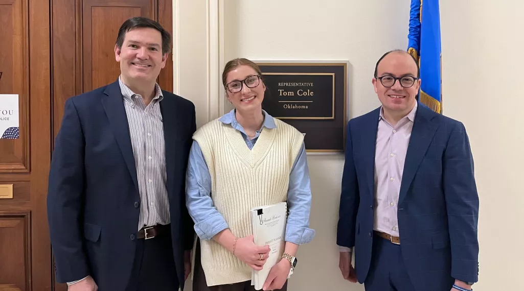 Alliance CEO Michal Sapienza and others meet with leaders on Capitol Hill