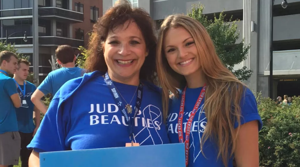 Alyssa with her mom, Judy