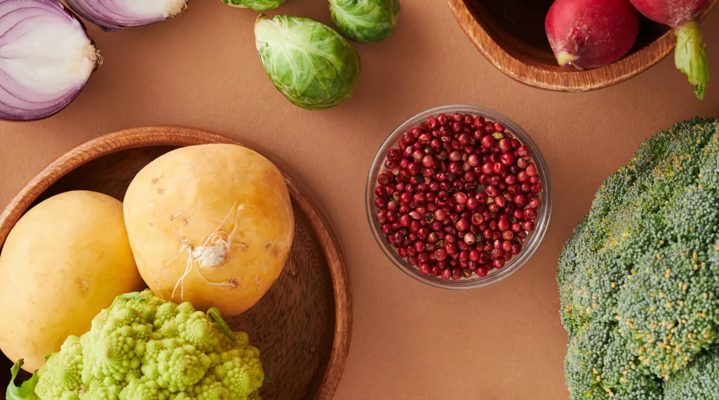 healthy food on table