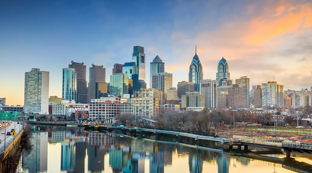 The city of Philadelphia