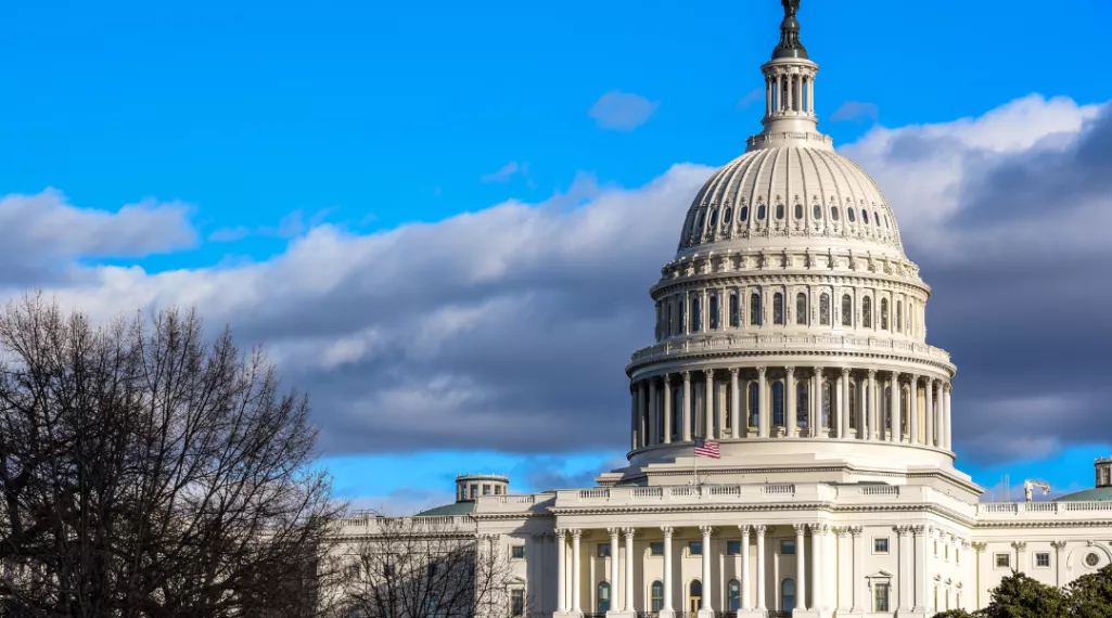 An image of the exterior of the U.S. Capitol Building