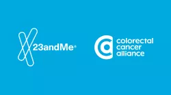 23andMe and Colorectal Cancer Alliance logos