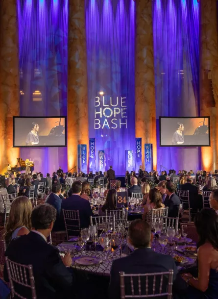 The Blue Hope Bash took place on November 2, 2024, at the National Building Museum in Washington, D.C.