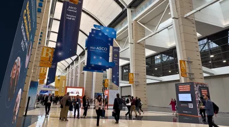 The main corridor at the 2025 ASCO Annual Meeting