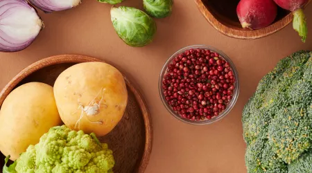 healthy food on table