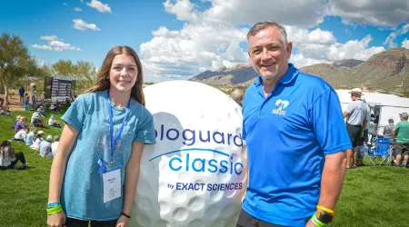 Paul Weigel, author of Iron Dad, and his daughter