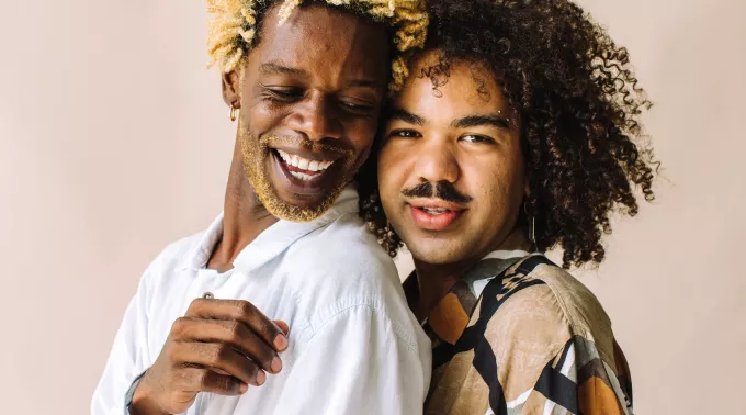 two queer people of color