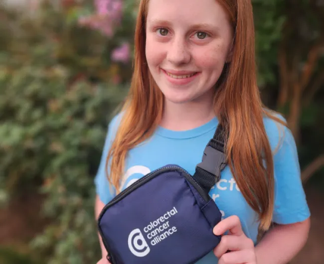 Alliance blue belt bag