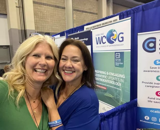 AllyCon two women at booth