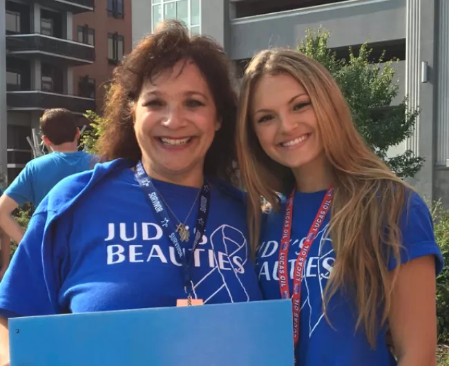 Alyssa with her mom, Judy