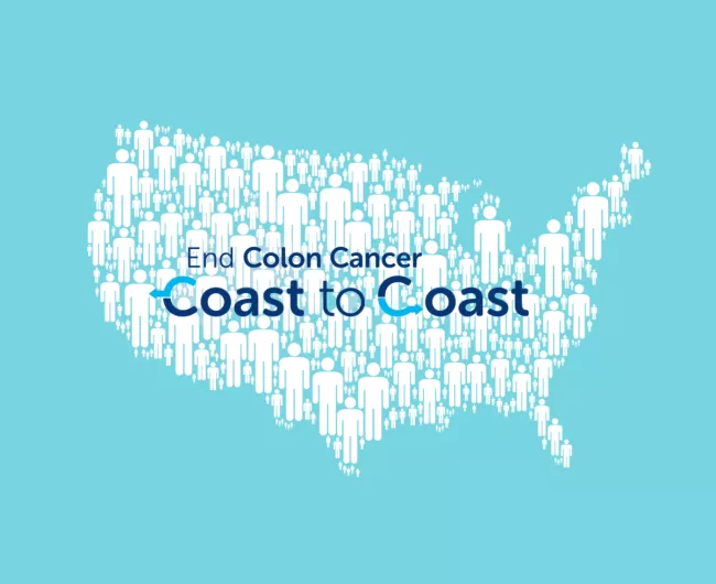 the end colon cancer coast to coast logo