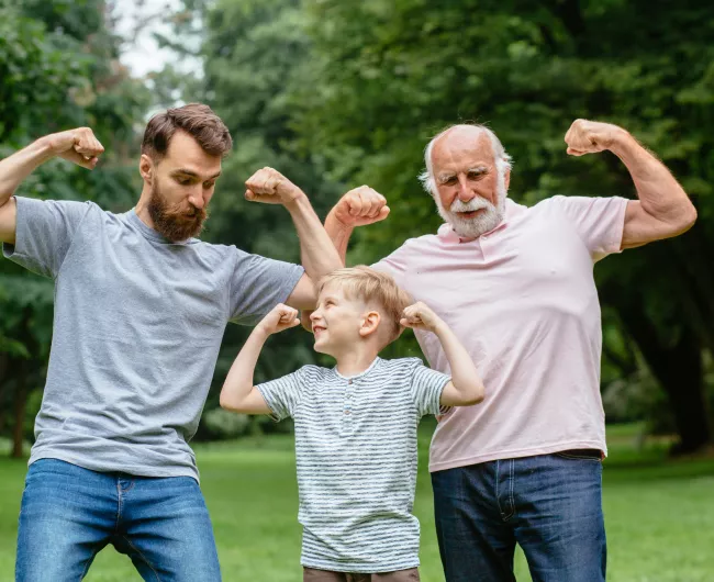 family flexing 