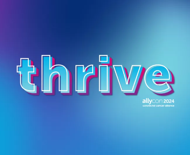 The AllyCon thrive logo. 