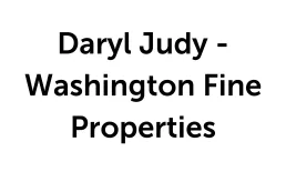 Daryl Judy - Washington Fine Properties