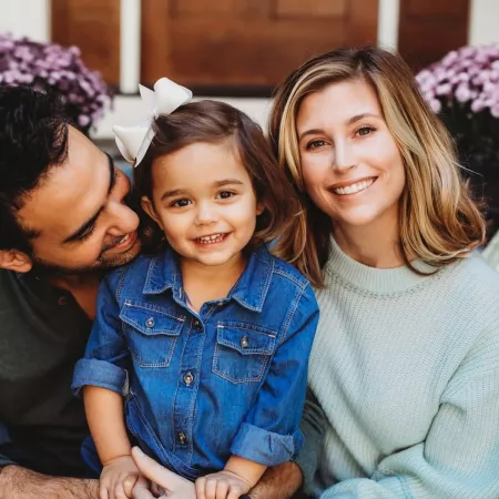 Corrine Tull y familia