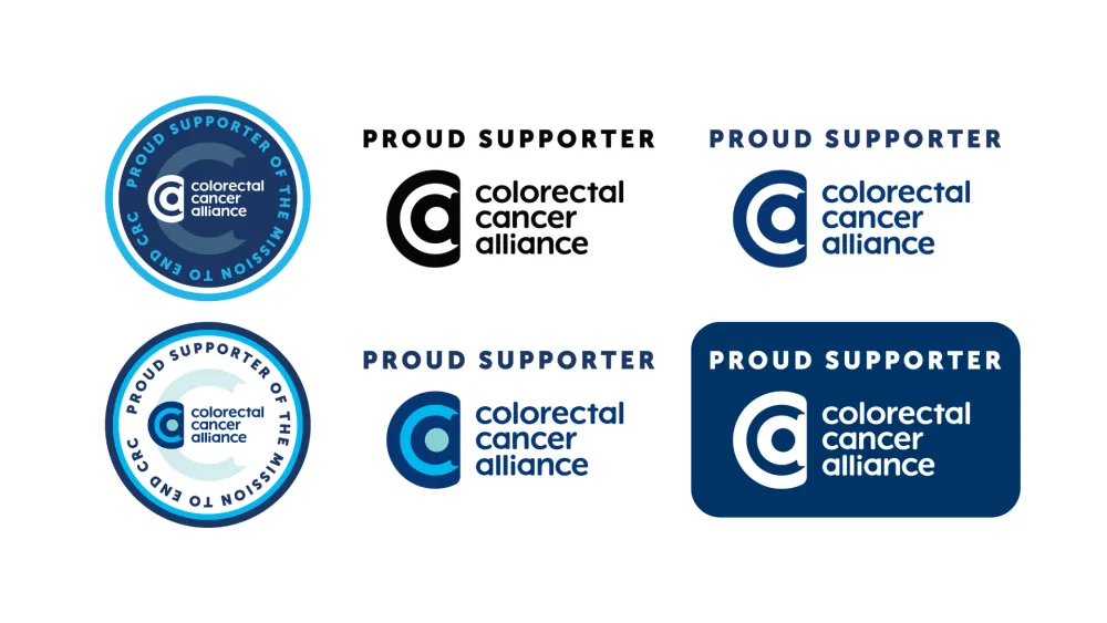 Examples of the Alliance's proud supporter emblems.