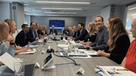 John Backus at an Alliance Board of Directors meeting